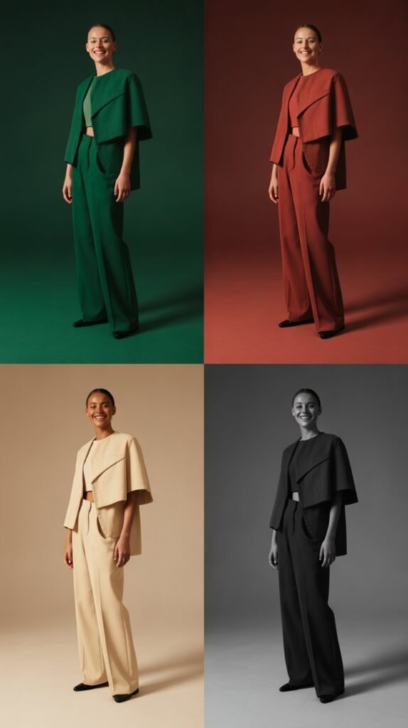  Monochromatic Color Blocking