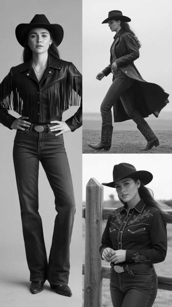 Monochrome Western Look