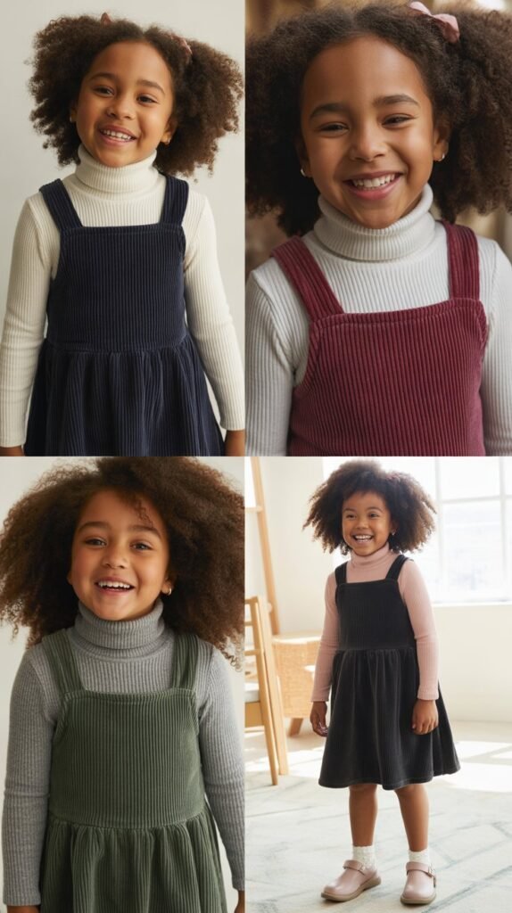 Jumper Dress with Turtleneck