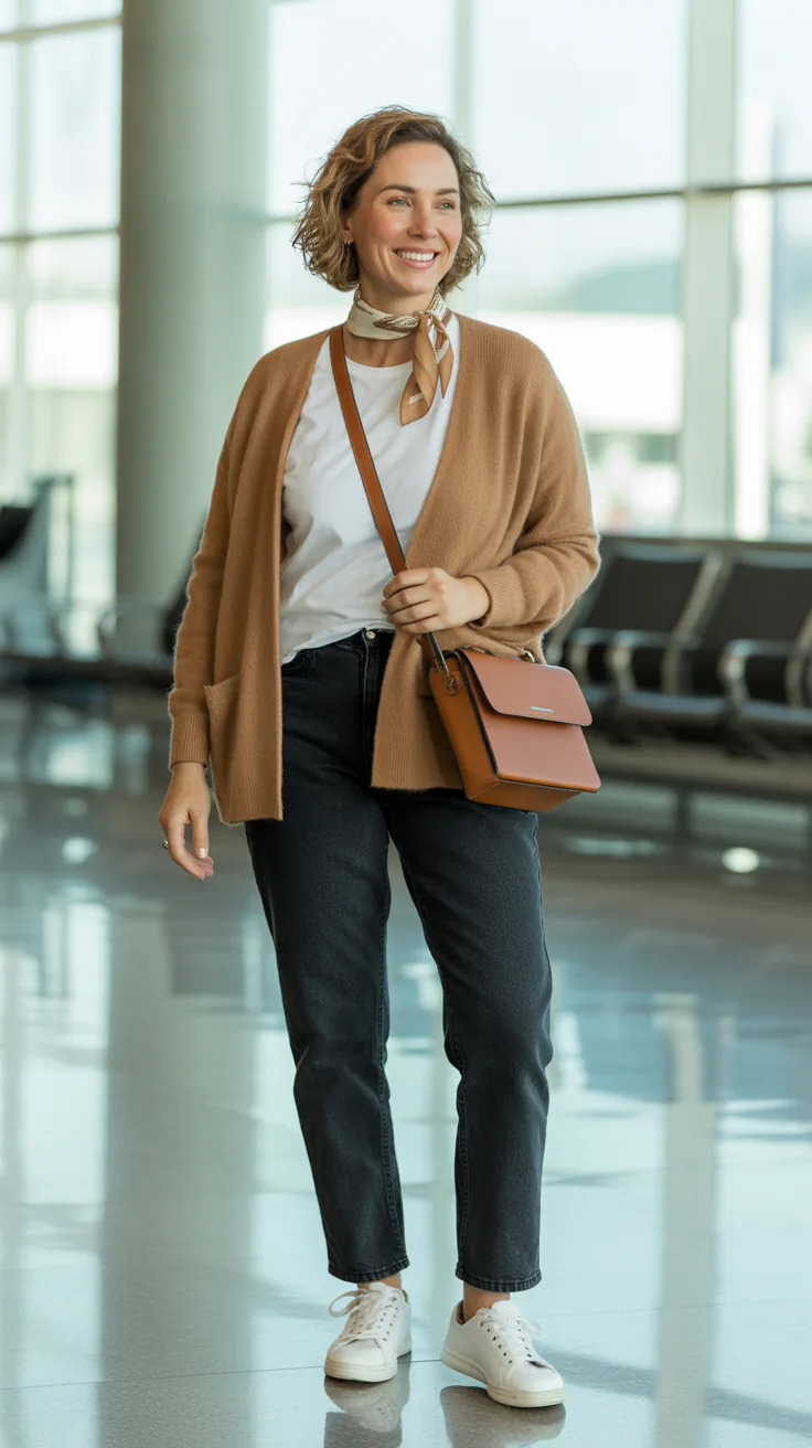 Comfortable Travel Outfits for Women Over 40