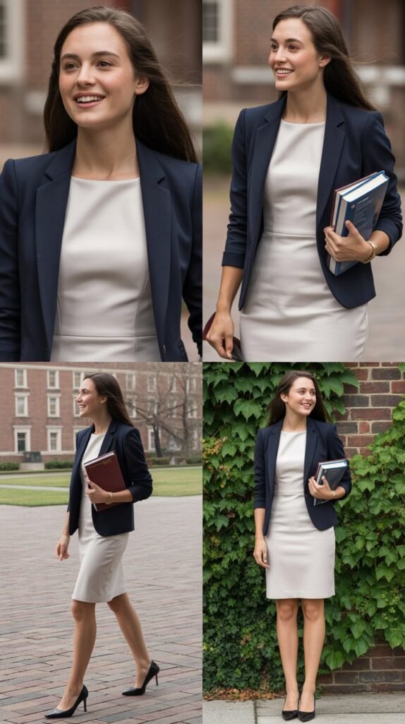 he Sheath Dress with Blazer