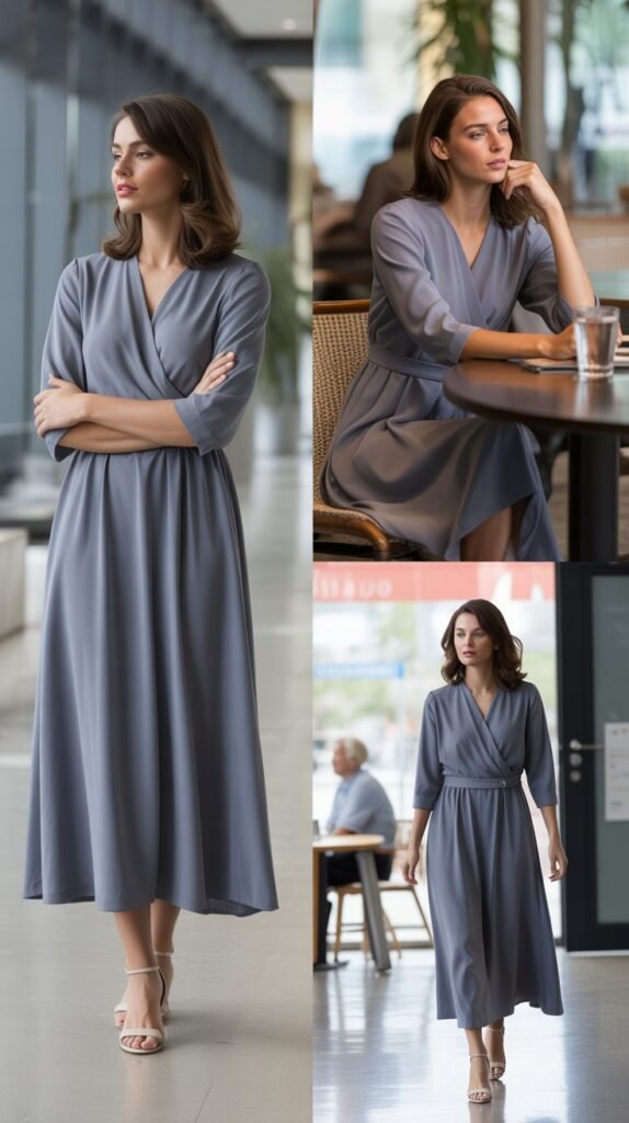 Maxi Dress For Relaxed Professional Settings