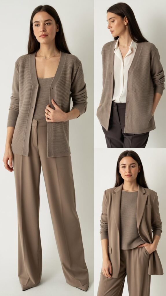  Cardigan Set as Professional Separates