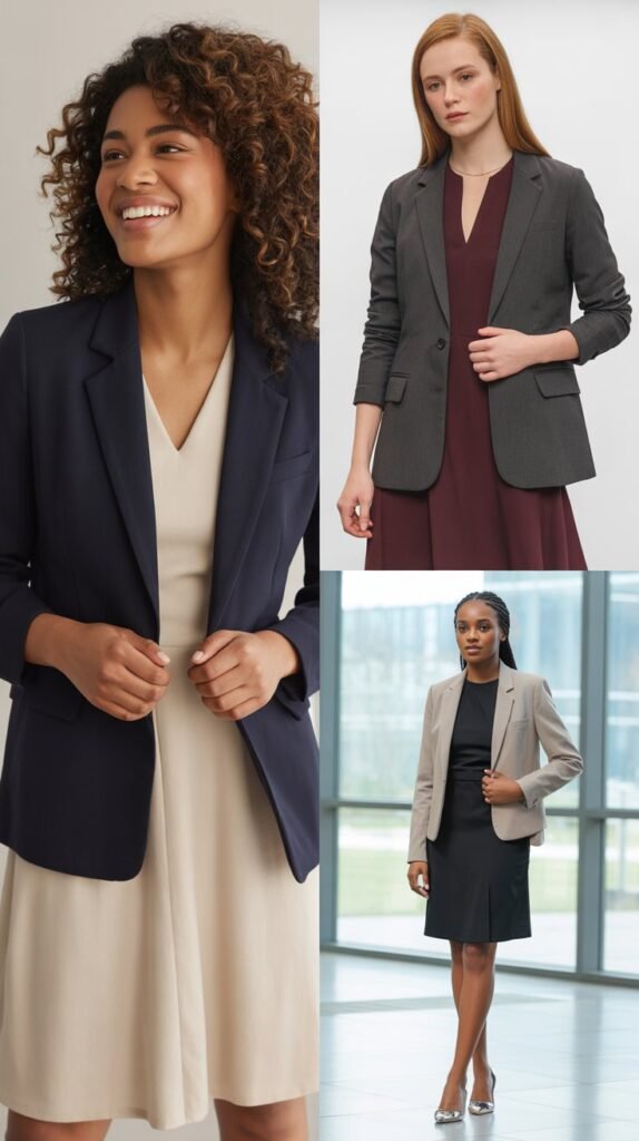 White Jeans with Structured Top