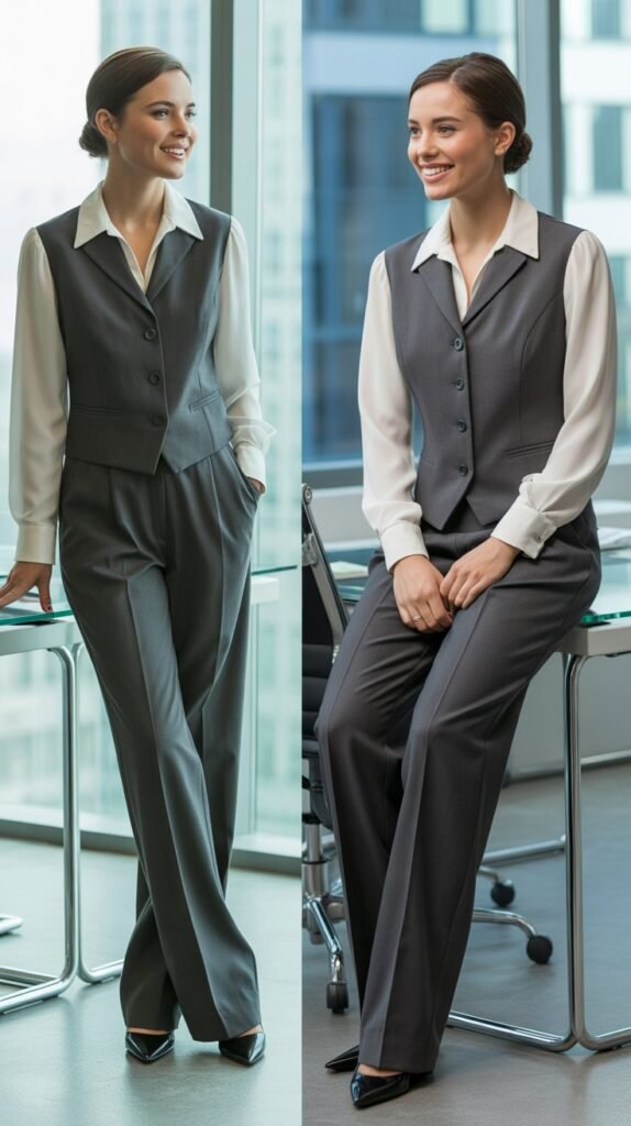 Midi Skirt with Fitted Top and Fashion Sneakers