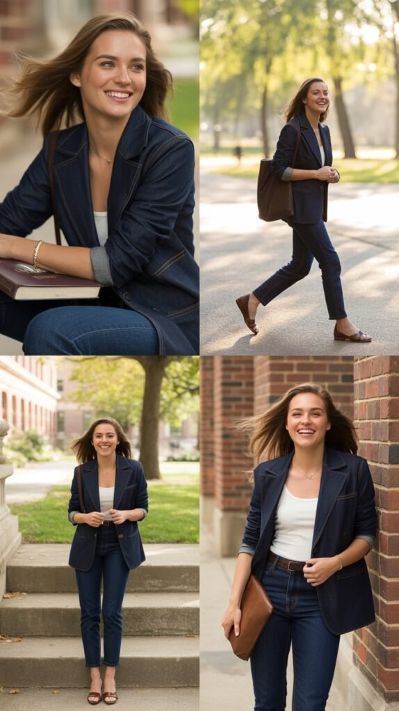  The Dark Denim Professional: Refined Casual