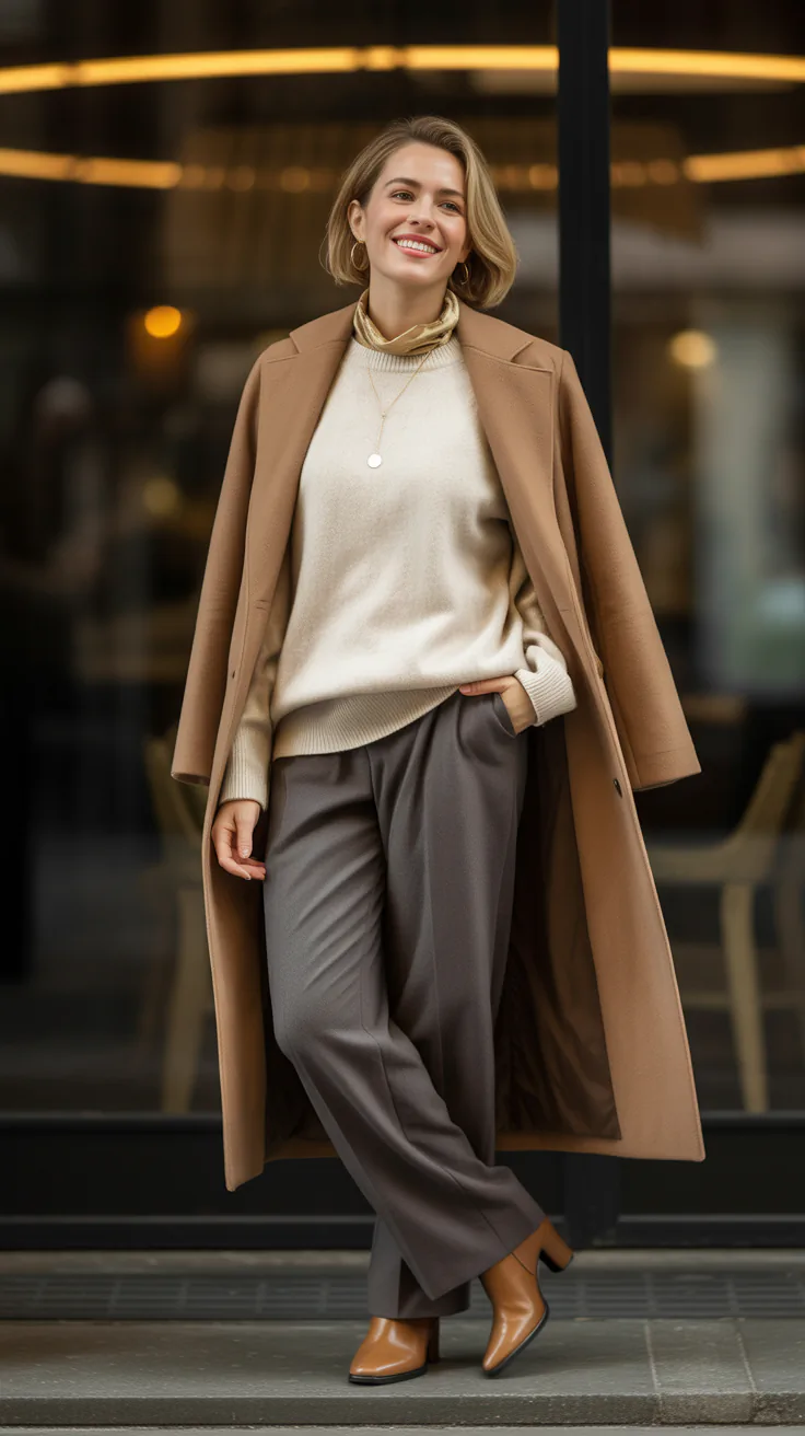 Cozy-Chic Winter Professional Outfits Women Love