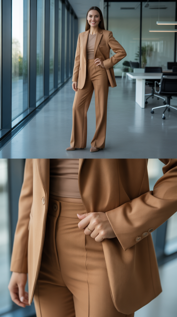 Monochromatic Camel Power Suit