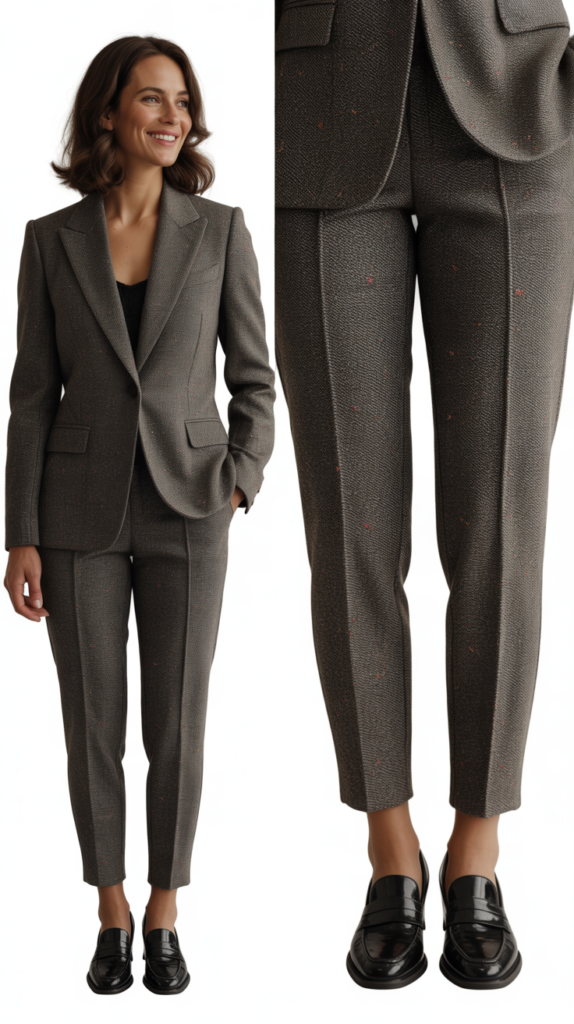 Black Turtleneck Under Pinafore Dress