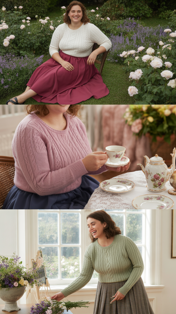 Button-Front Midi Dress with Tie Waist