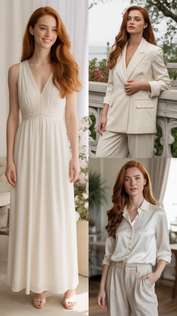  White and Cream Bridal Aesthetic