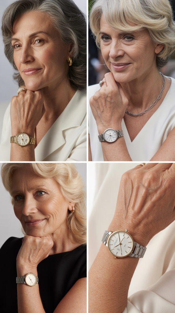 Simple Gold or Silver Watch