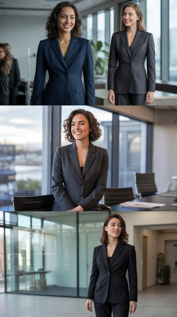 The Classic Tailored Blazer and Trousers Combination