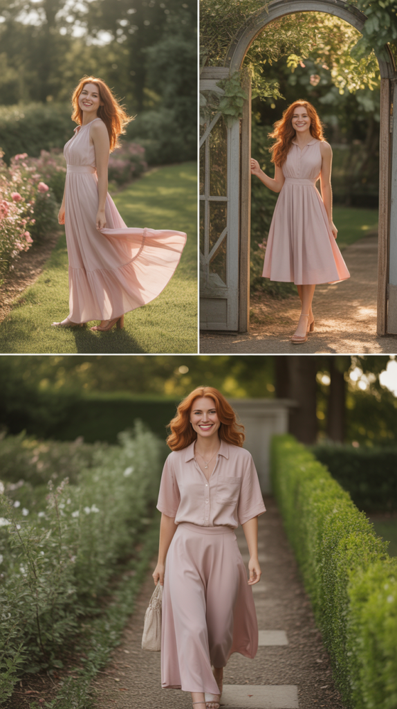 Soft Blush Pink Romantic Ensemble