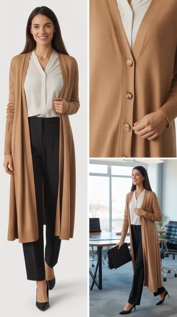 The Longline Cardigan as Outerwear Alternative