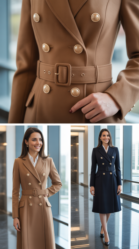 The Double-Breasted Coat Dress