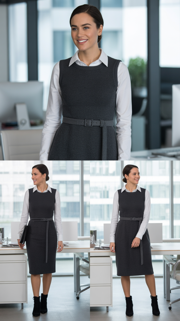 Knit Dress Layering Techniques