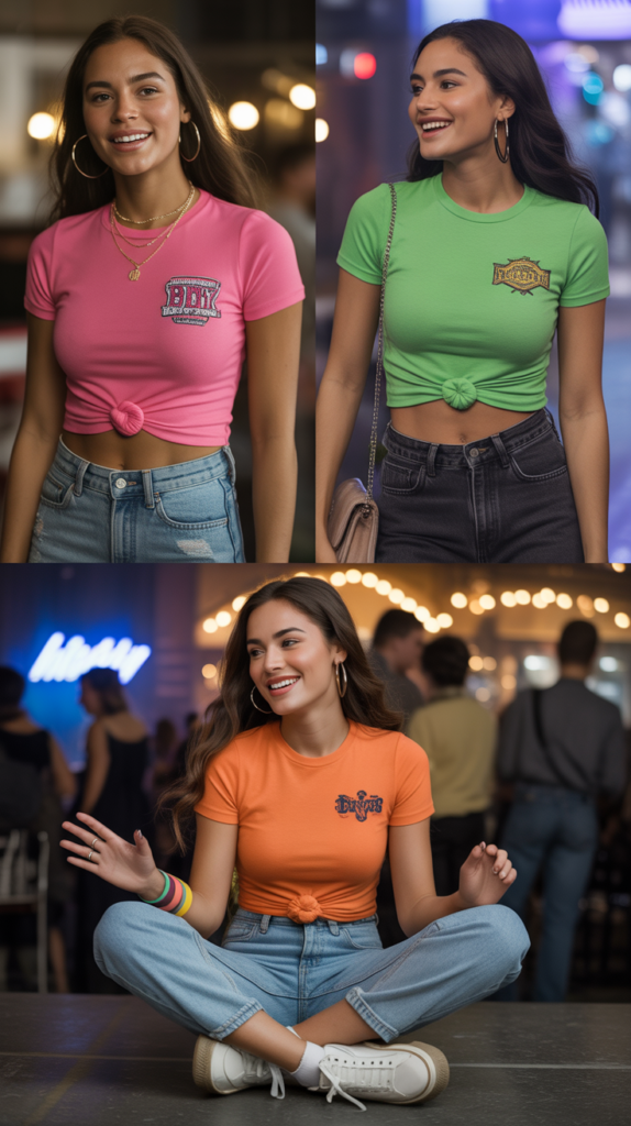  Baby Tee with Logo Branding