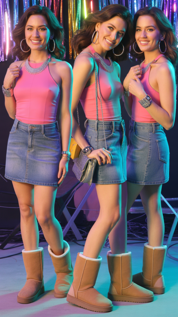  The Mini Skirt and Ugg Boots Combo