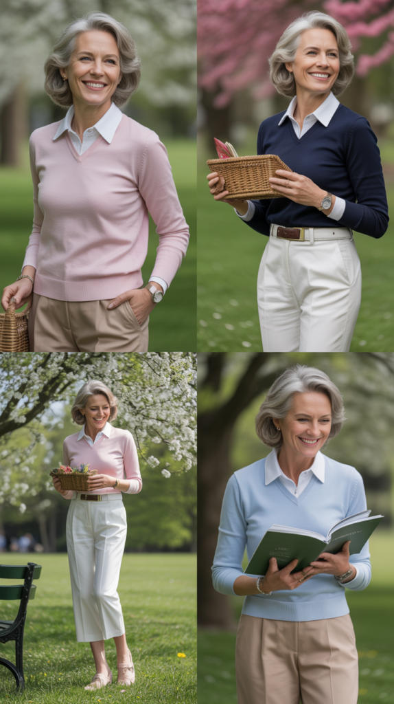 Jumper with Collared Shirt