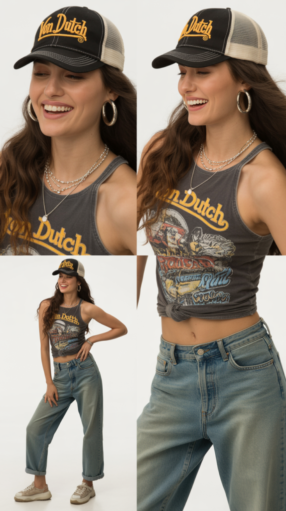 The Von Dutch Trucker Hat Look