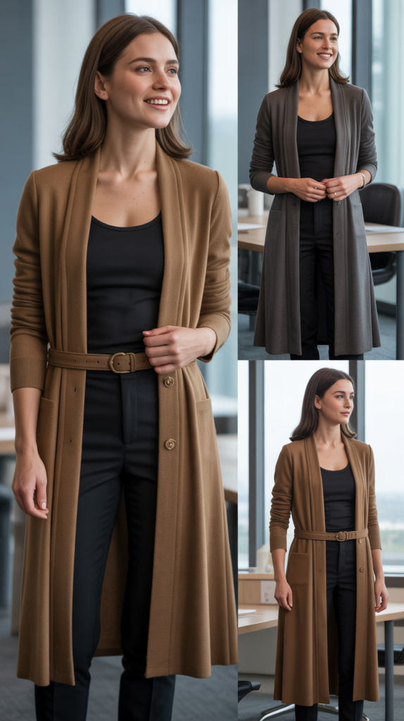 The Belted Cardigan Coat