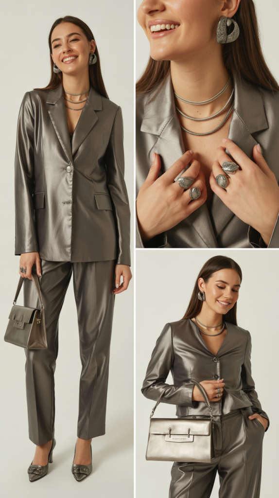 Pewter Gray Metallic Touches