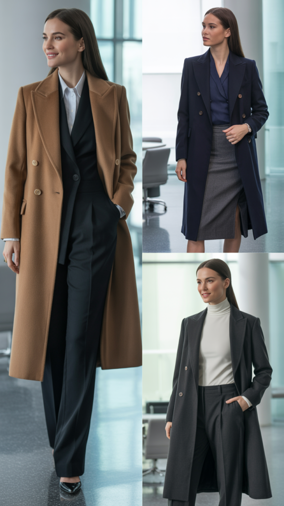 Double-Breasted Coat as Part of Your Outfit