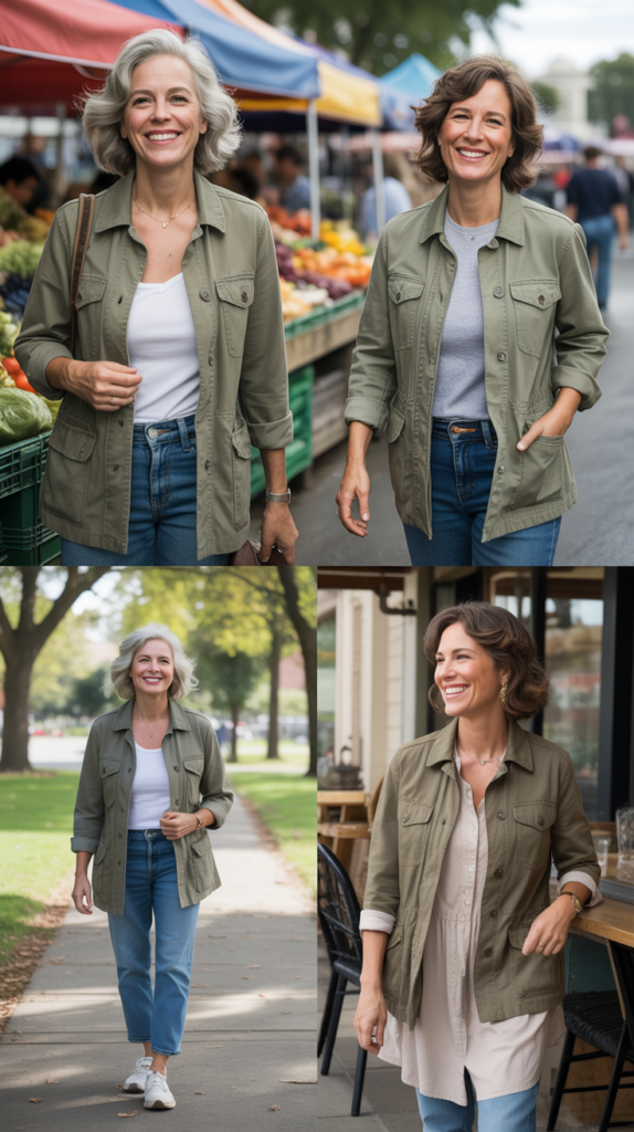 Utility Jacket with Everyday Basics