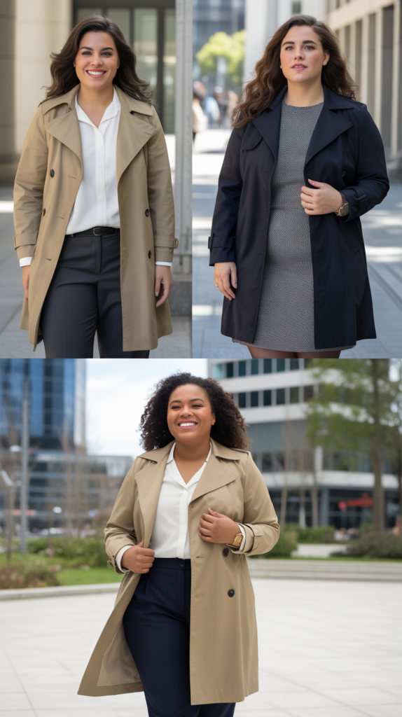 Classic Trench Coat Over Any Outfit