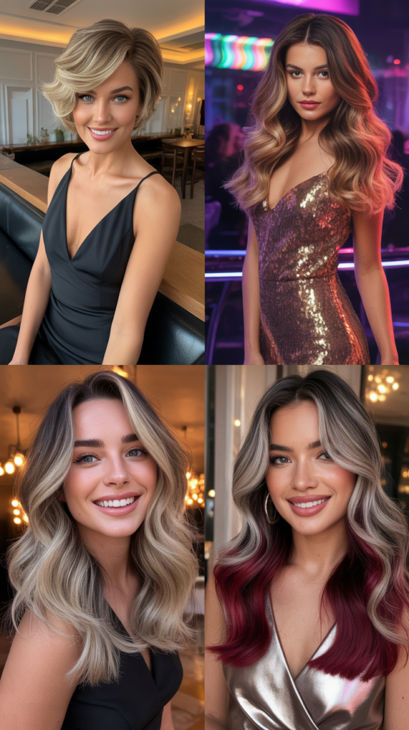  Chunky Highlights and Frosted Tips