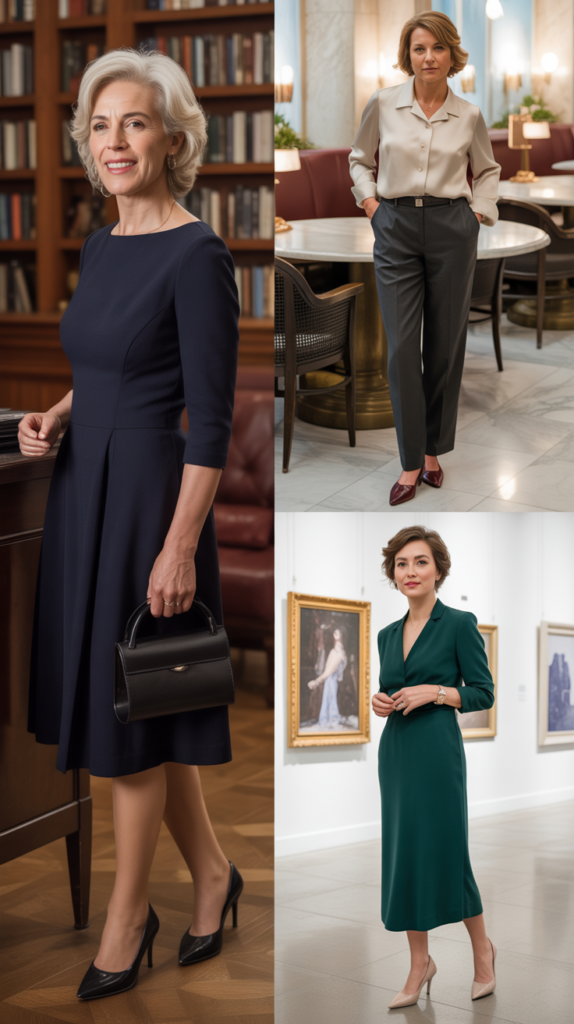 Classic Pumps with Low Heel