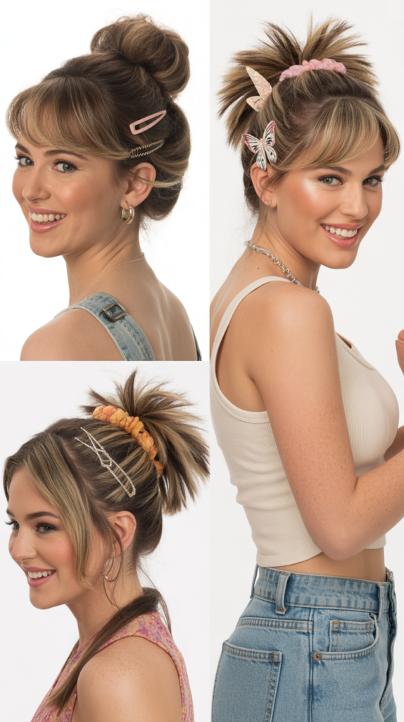  Sock Buns and Spiky Updos