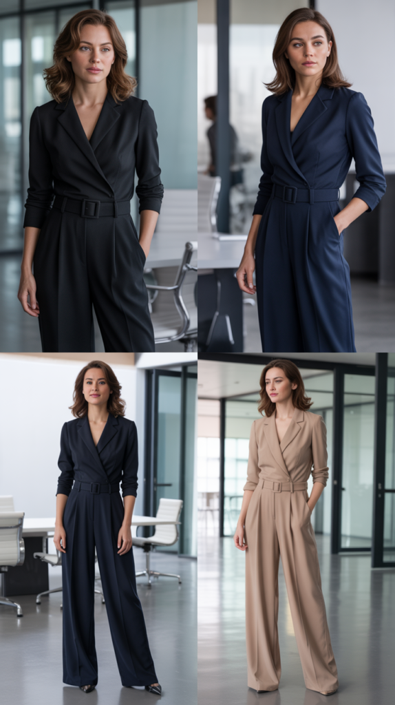 The Tailored Jumpsuit for Modern Professionals
