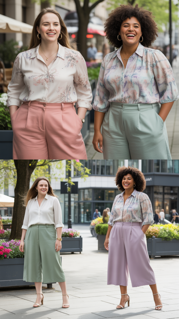 Off-Shoulder Top With High-Waisted Shorts