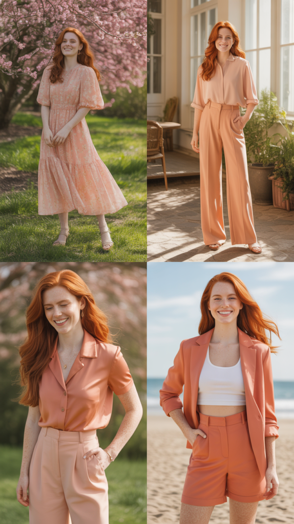  Peach and Apricot Pastels