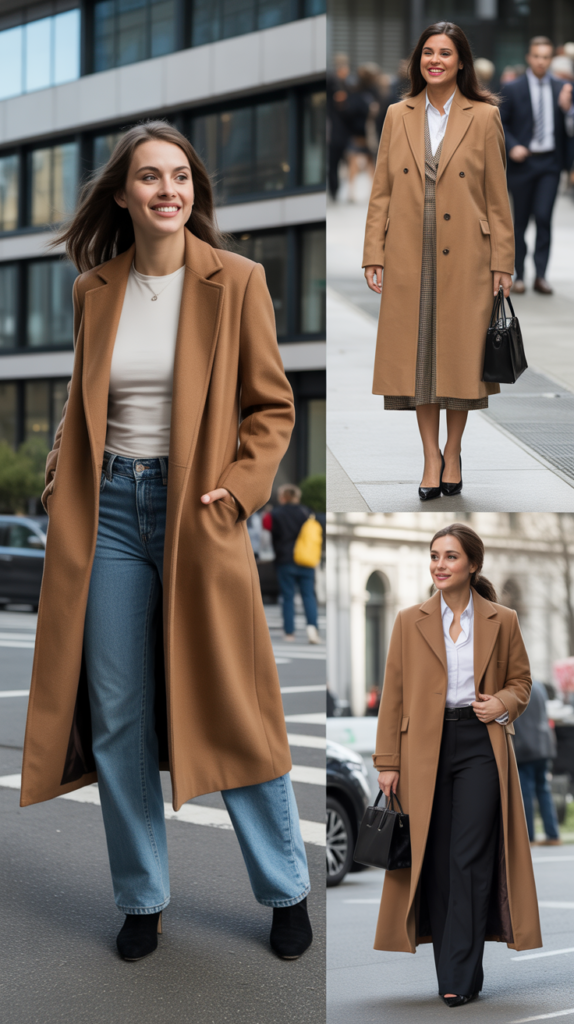 The Classic Camel Coat Over Everything