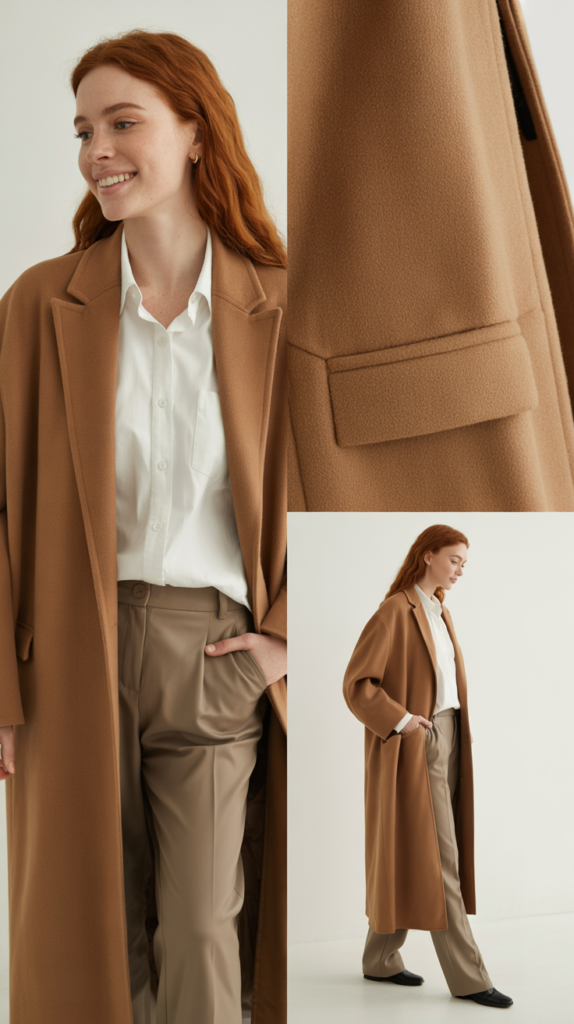 Camel and White Minimalist Ensemble