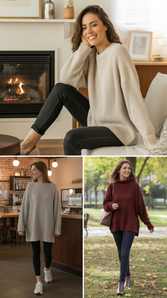 Oversized Sweater and Slim Pants