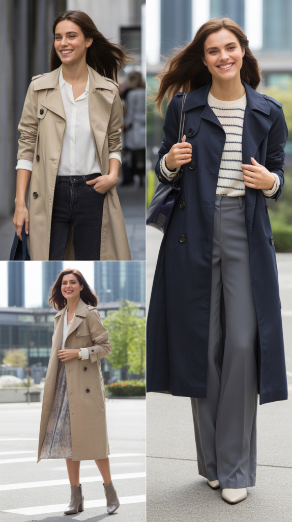 The Structured Trench Coat Over Any Outfit