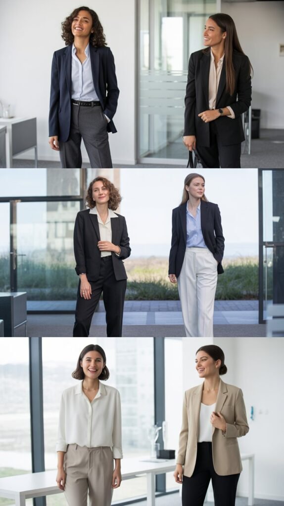 Longline Vest Over Dress Shirt