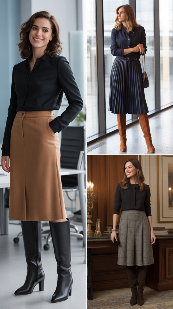 The Midi Skirt and Knee-High Boot Formula
