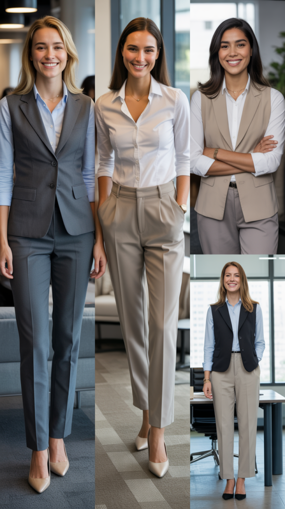  Structured Vest and Trousers