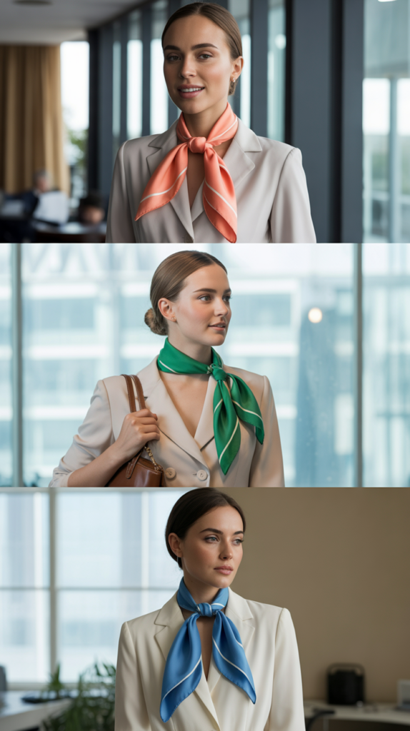 Silk Scarf as Elevated Detail