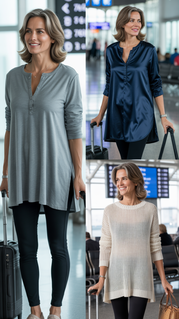 The Classic Black Leggings and Tunic Combo