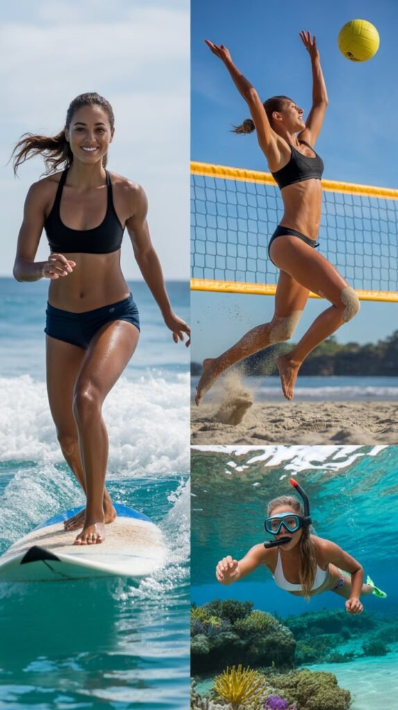 Classic White Linen Maxi Dress with Straw Accessories