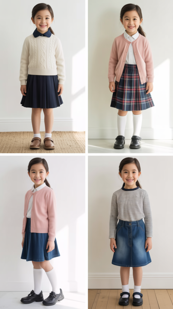 Skirt and Sweater Combination