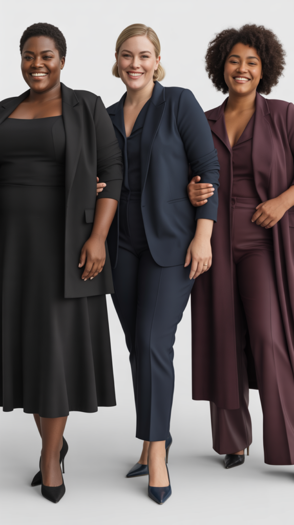 Monochromatic Outfit in Dark Colors