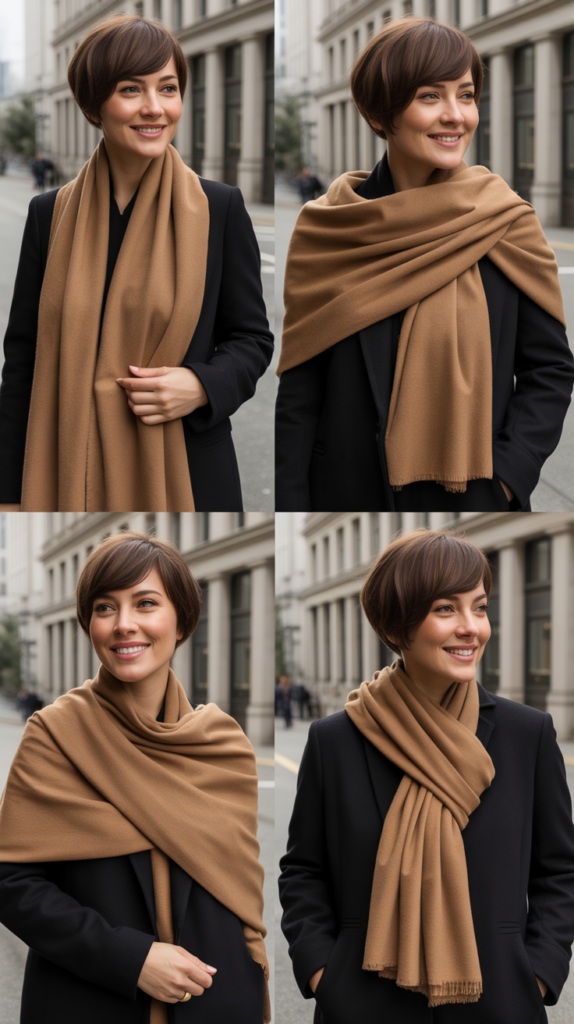 Cashmere Scarf as the Focal Point