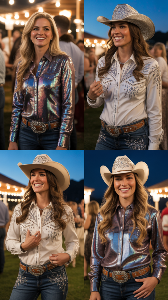 Sequined Cowgirl Glam
